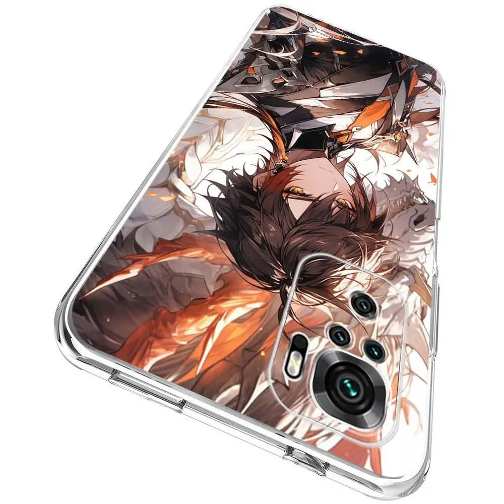 Genshin Impact Dragon Zhongli Themed Phone Case Cover