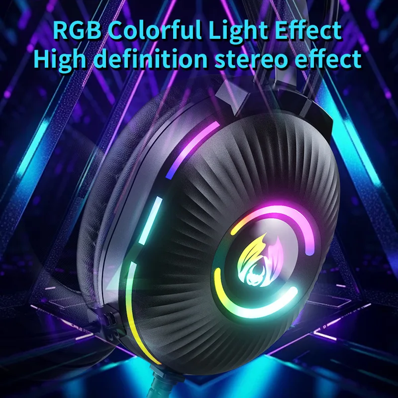 H83 Professional gaming headset with LED light microphone stereo headset deep bass PC PC gamer laptop ear for PS4 Xbo gift
