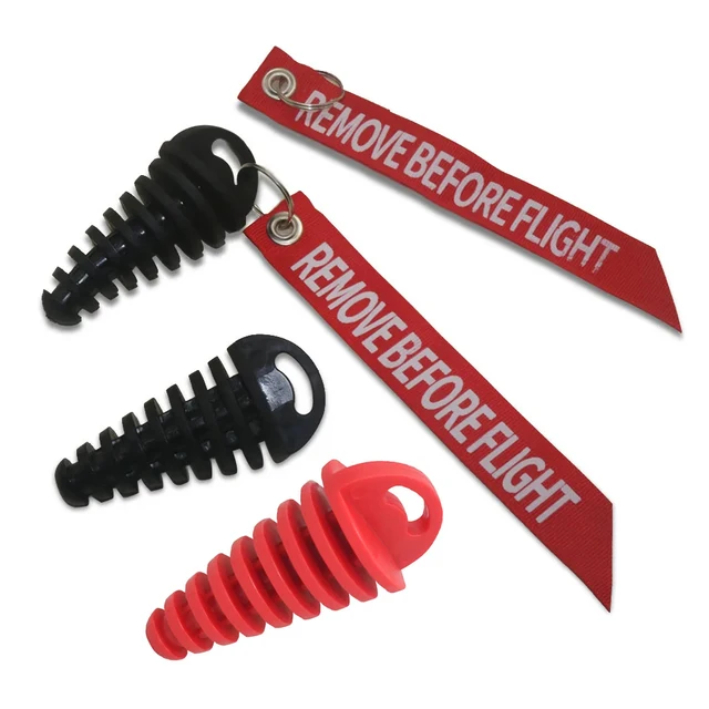 New Exhaust Pipe Stopper Blow-down Silencer Plug Exhaust Muffler Waterproof Wash Plug Silicone Off-road Motorcycle Keychain