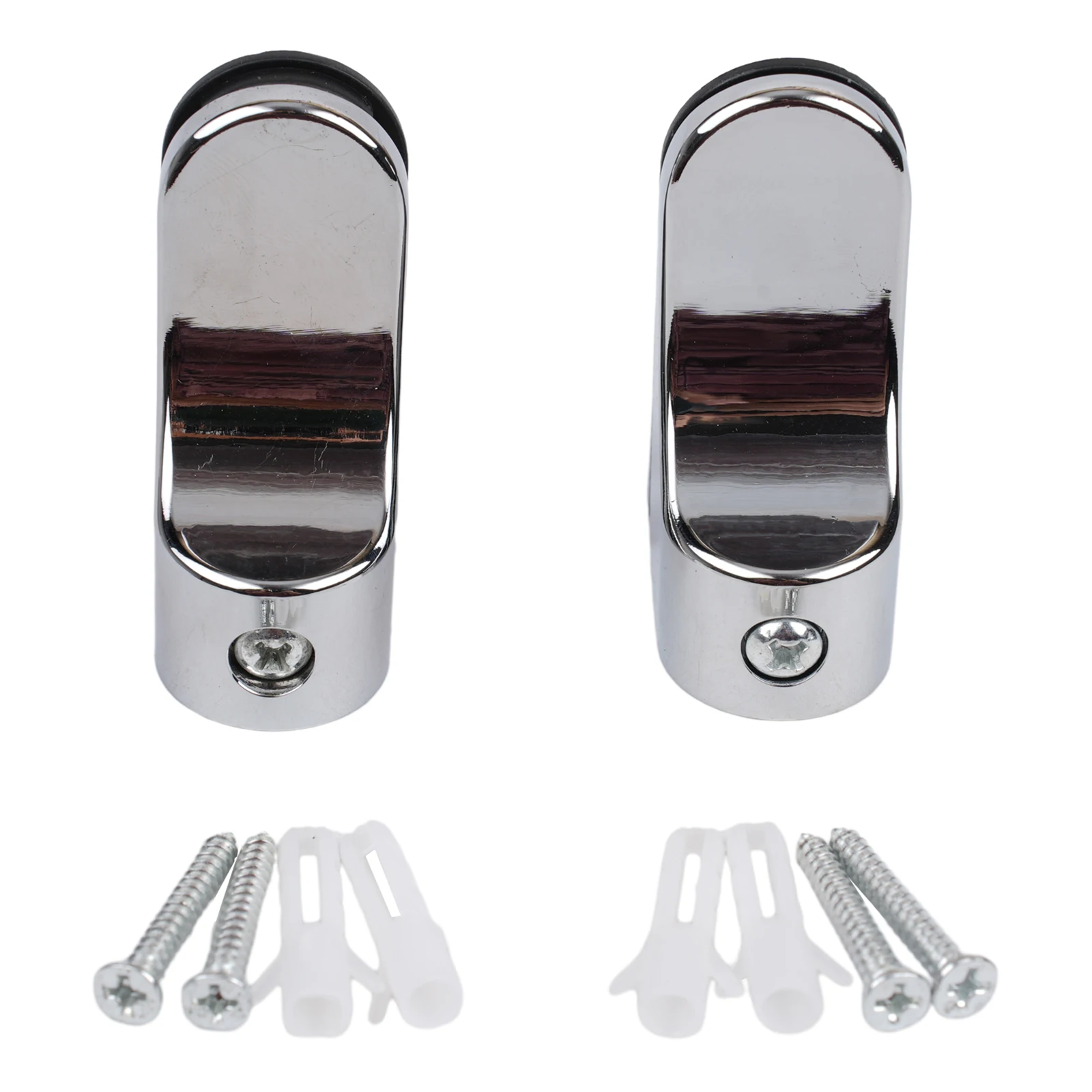 2pcs Zinc Alloy Glass Clamp Adjustable Shelf Clamp Glass Shelf Support Plate Holder Bracket Flat Back For Partition Board Desk