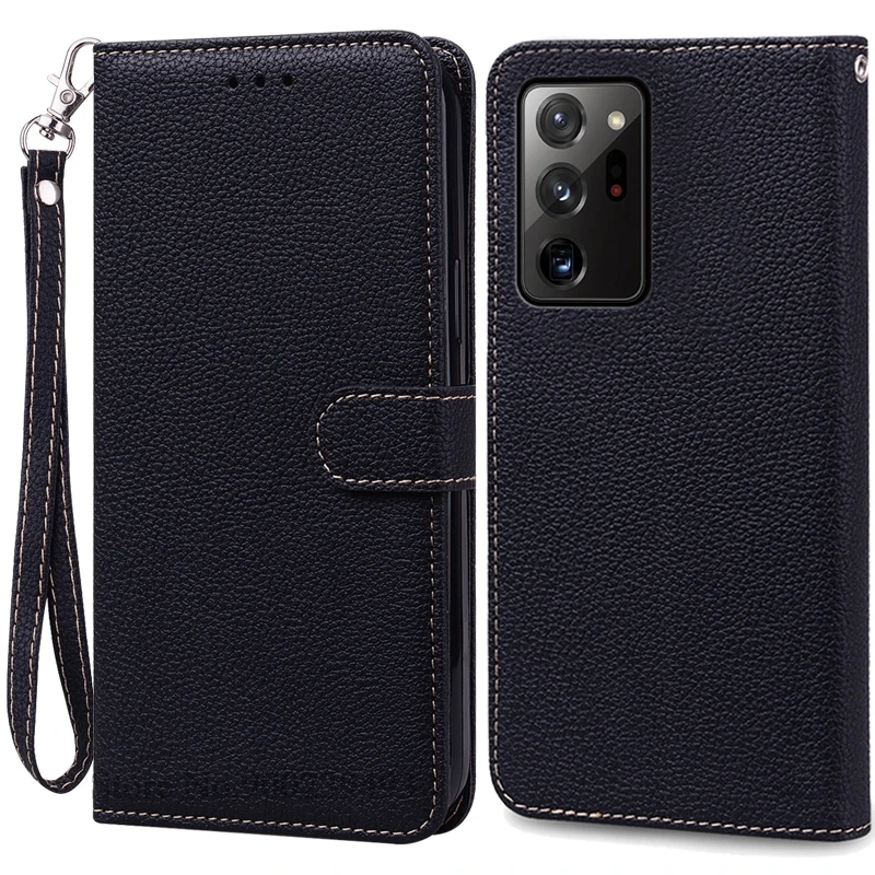 Leather Flip Wallet Case - Stylish Protection & Storage