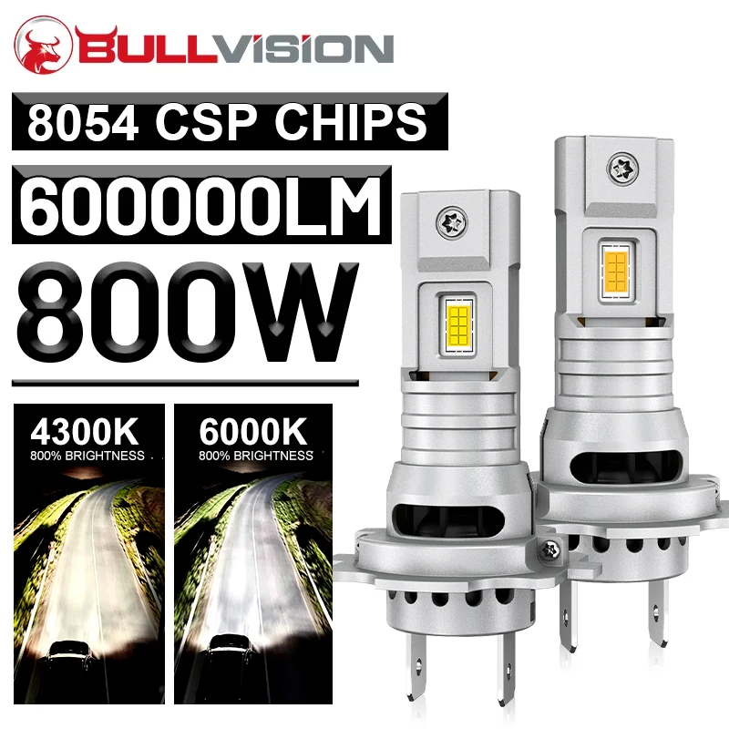불비전 H7 LED 헤드라이트 800W 슈퍼 CANBUS 7035 CSP LED H..