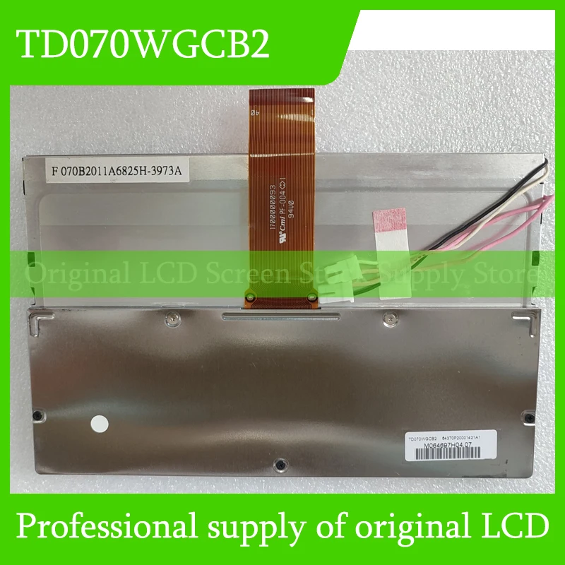 TOPPOLY용 오리지널 LCD 디스플레이 스크린 패널, TD070WGCB2, 100% 테스트 완료, 신제품, 빠른 배송, 7.0 인치