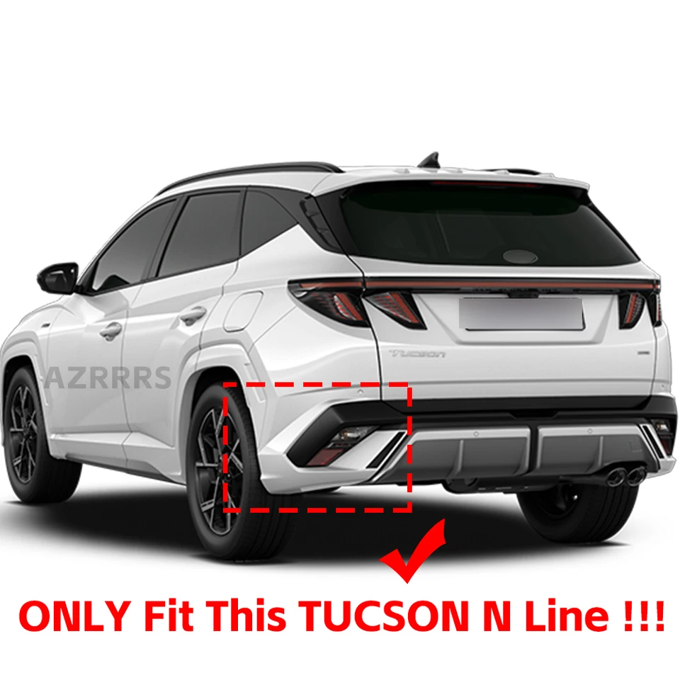 Parafanghi Per Hyundai Tucson NX4 2021-2025 - Paraspruzzi Anteriore/Posteriore, ABS, 4 Pezzi - Foto 7