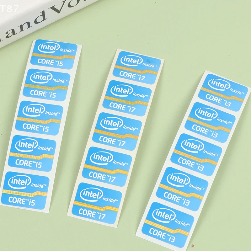 100% 브랜드 및 고품질 1Pc Ultrabook 성능 라벨 스티커 노트북 로고 Intel Core 4세대 코어 I3 I5 I7