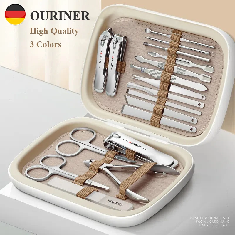 2023 New 18 In 1 Professional Manicure Set - Stainless Steel