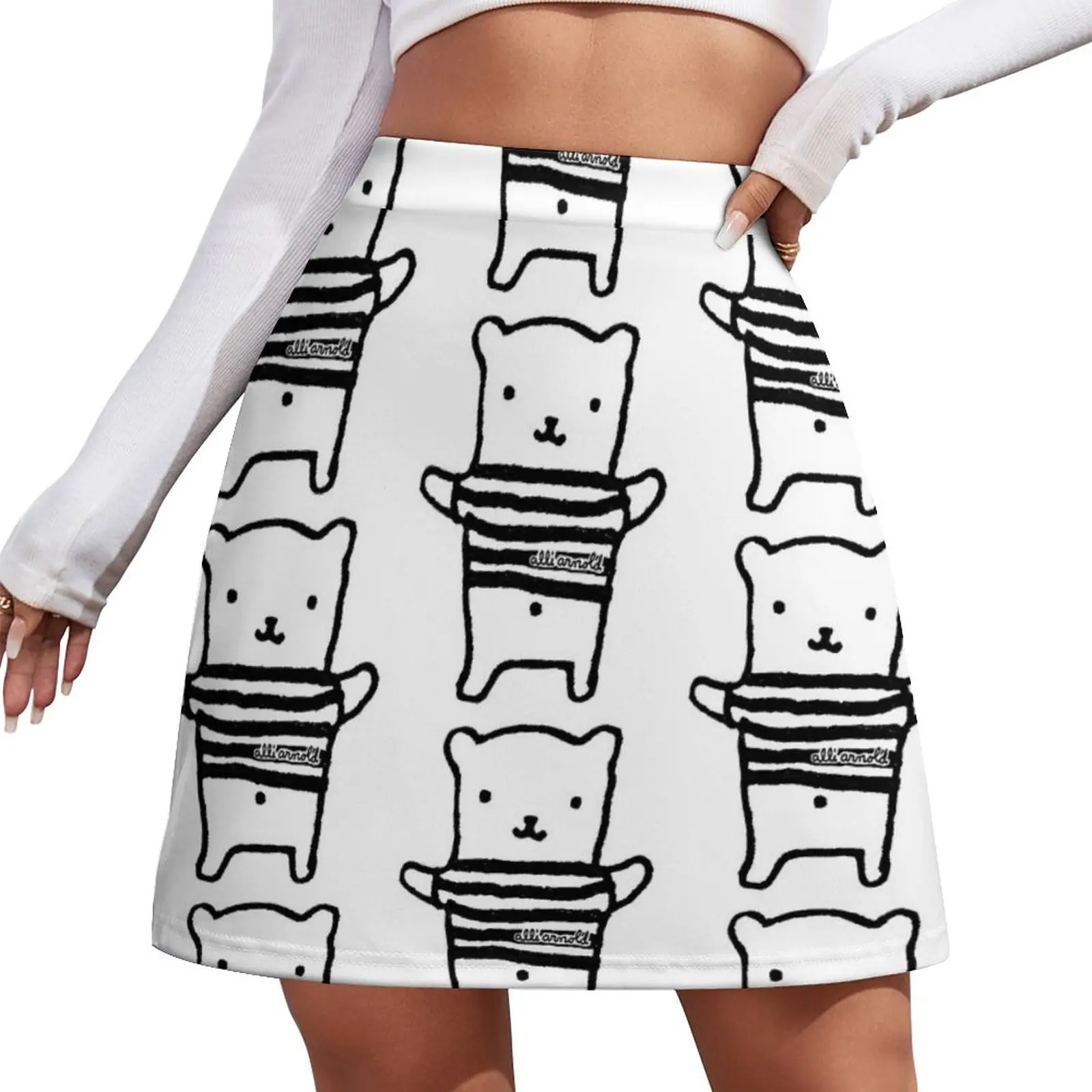 Classic Alli Bear Mini Skirt clothes for woman skorts for women