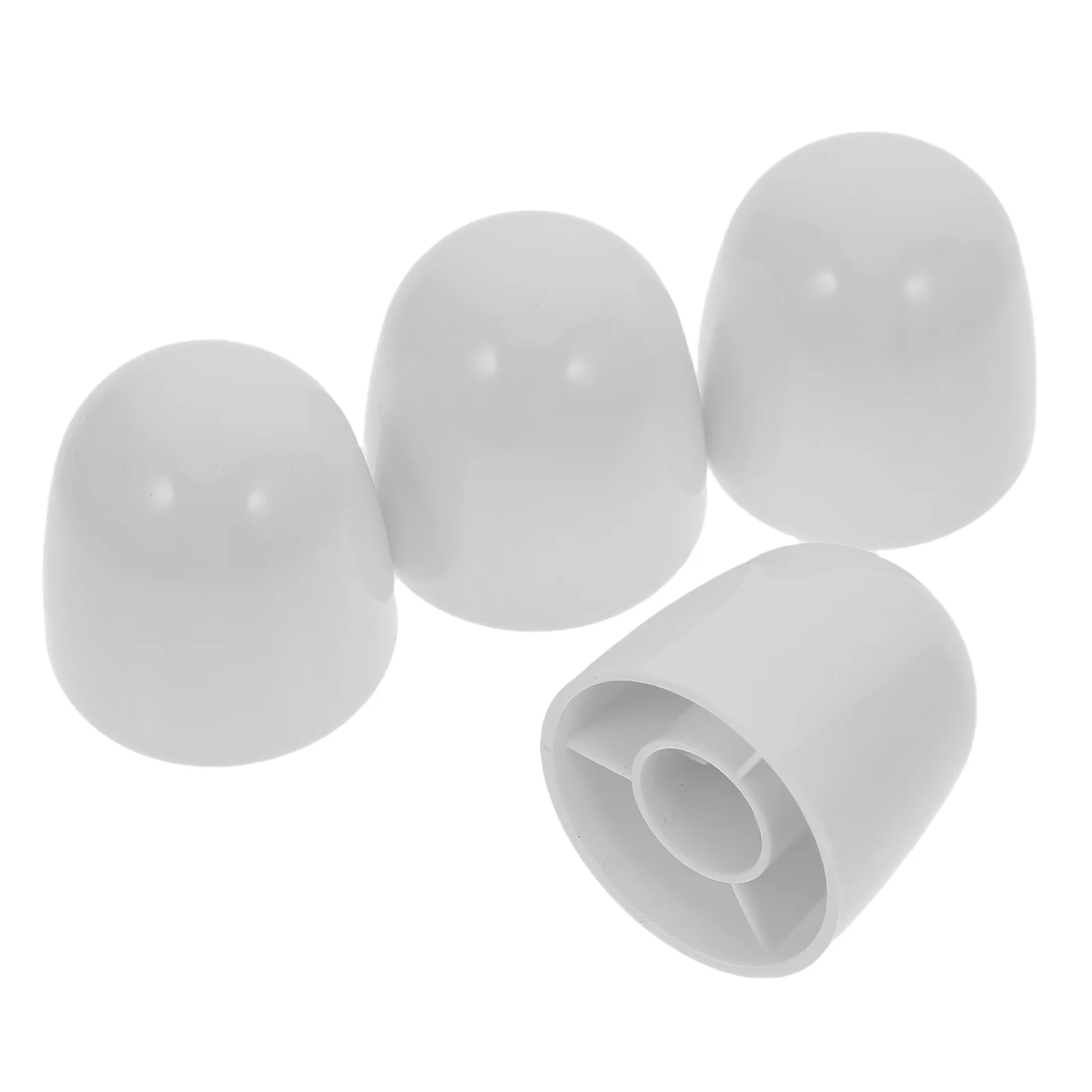 4 Pcs Screw Decorative Cover Toilet Bolt Covers Bathroom Accessories Floor Caps Bowl Abs Universal Toilet Floor Bolts Sets