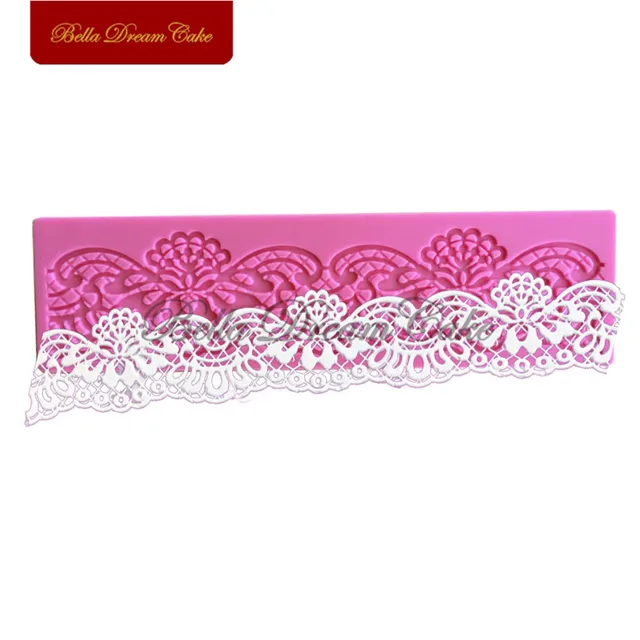 Stampo In Silicone Per Fondente A Pizzo, 3 Fori Tacos, Per Torte E Cioccolato