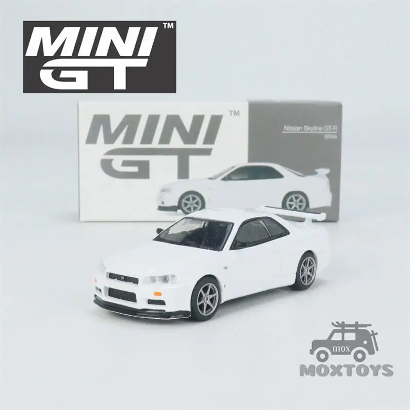 

MINI GT 1:64 Nissan Skyline GT-R (R34) V-Spec N1 White RHD Diecast Model Car