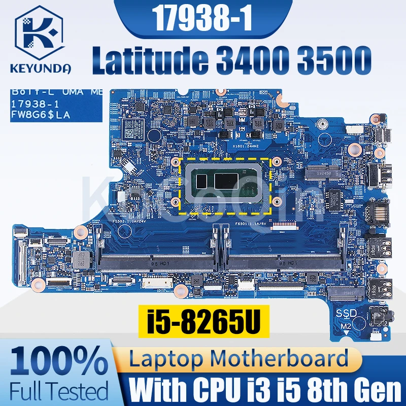 Материнская плата для ноутбука Dell Latitude 3400 3500 материнская плата для ноутбука 17938-1 0K3FRD 0X7J0V