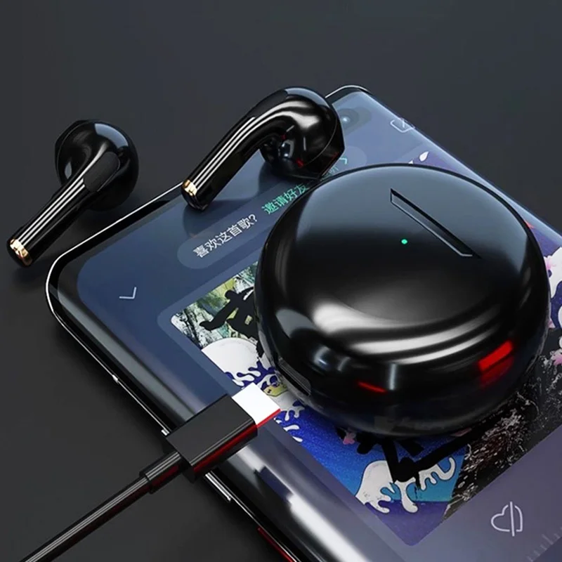 

Pro 6 Tws Wireless Headphones Earphones Bluetooth Earbuds With Mic Noise Cancle Compatible with ios earbuds free shipping