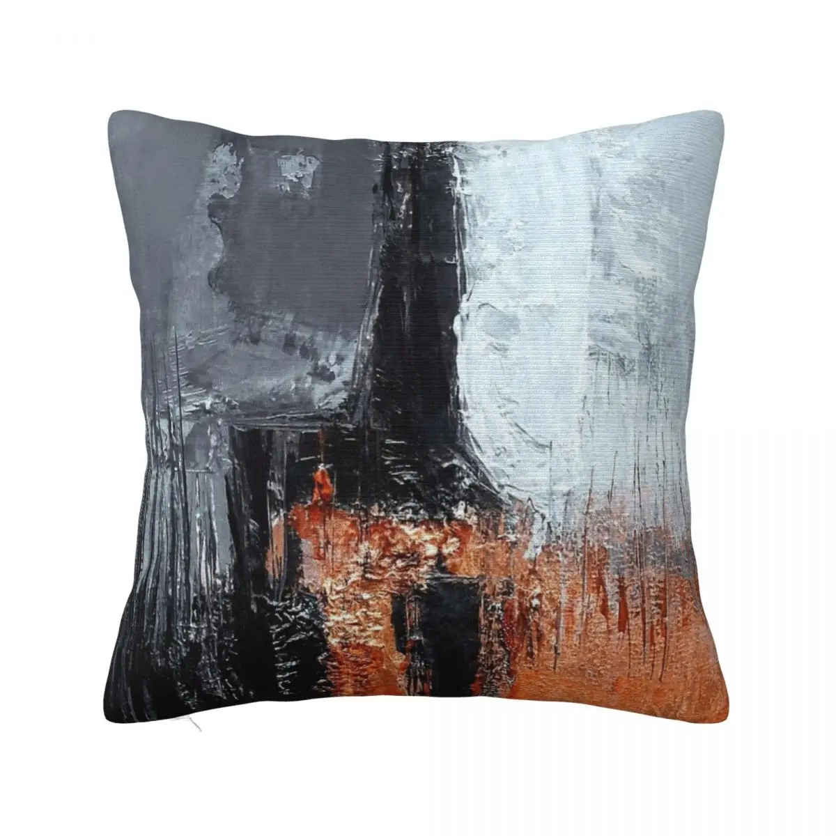 

Black Orange Abstract 3 Pillowcase Decorative Pillow Pillow Covers Decorative Pillow Case Pillow Cover