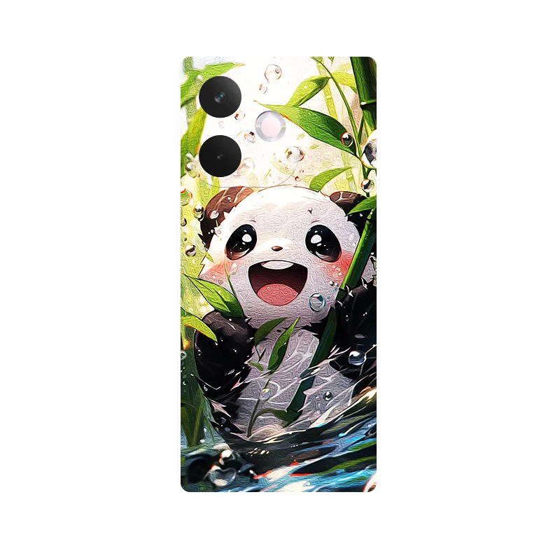 Floral Panda Silicone Soft Phone Case - TPU Protective Cover