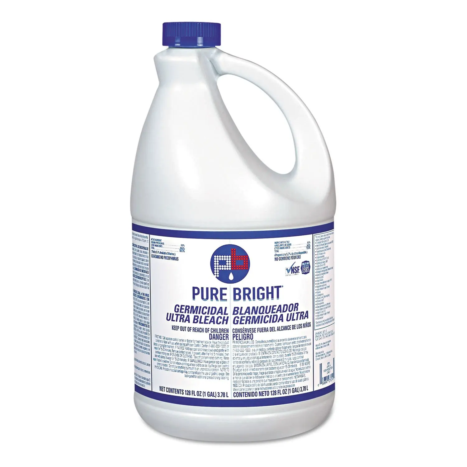 Pure Bright BLEACH6 Liquid Bleach, 1 Gallon Bottle