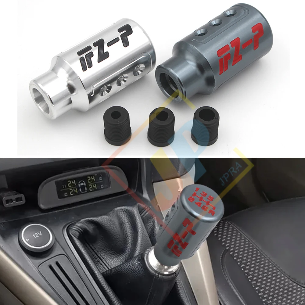 

Универсальная автоматическая ручка переключения передач в стиле JDM, металлический рычаг переключения передач с 3 адаптерами, Классическая отделка автомобиля