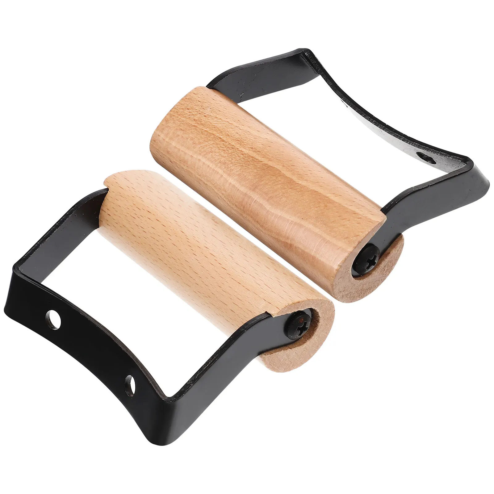 2Pcs Pot Handle Anti-Scald Pot Handle Heat-Resistant Steam Side Replacement Wood Supplies Wok Water Boiler