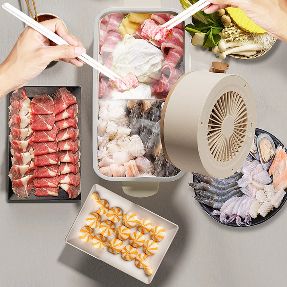 Mini Range Hood Range Hood Desktop Range Hood Portable Extractor Exhaust Cooker Small Ventilator Suction For Smoking USB Home Kitchen Indoor BBQ Hot Pot