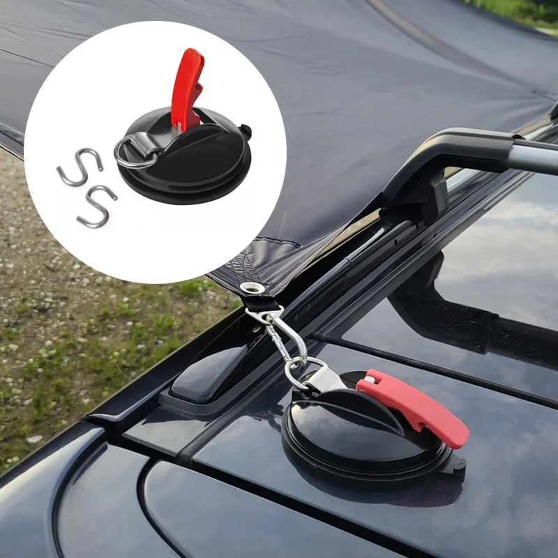 

TWTOPSE car top vacuum suction cup camping rope strong fixer outdoor canopy hook suction cup self-driving travel equipment
