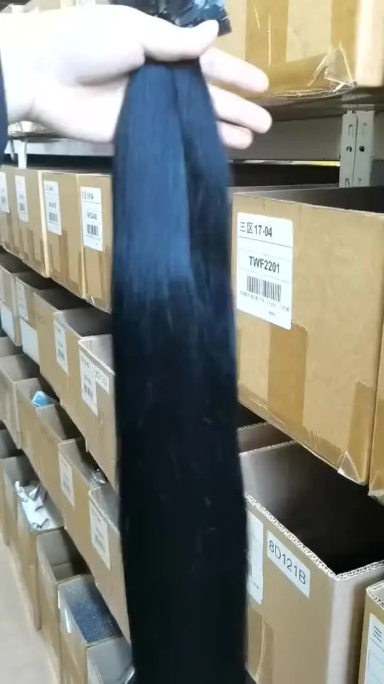 YWUEXT Fusion V Tip Наращивание волос Прямые 12 "-24" Машинные человеческие волосы Remy на