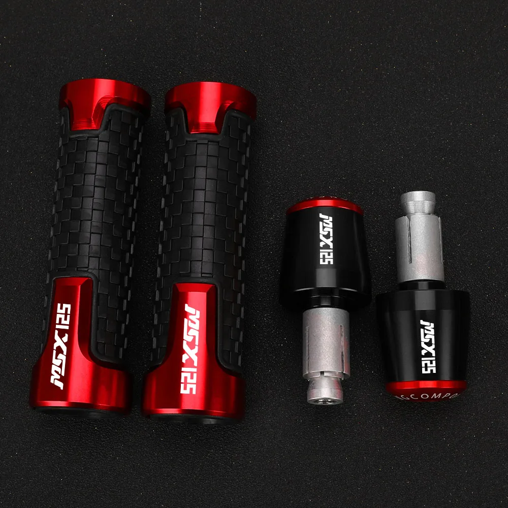 

Motorcycle Accessories 22MM Handlebar Grips For Honda MSX 125 MSX125 GROM 125 2014-2024 2023 2022 2021 Handle Bar Cap End Plugs
