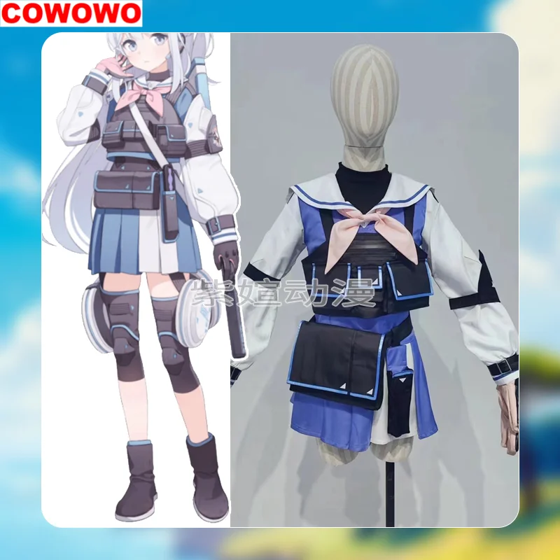 

COWOWO Blue Archive Tsukiyuki Miyako Customize Cosplay Costume Cos Game Anime Party Uniform Hallowen Play Role Clothes Clothing