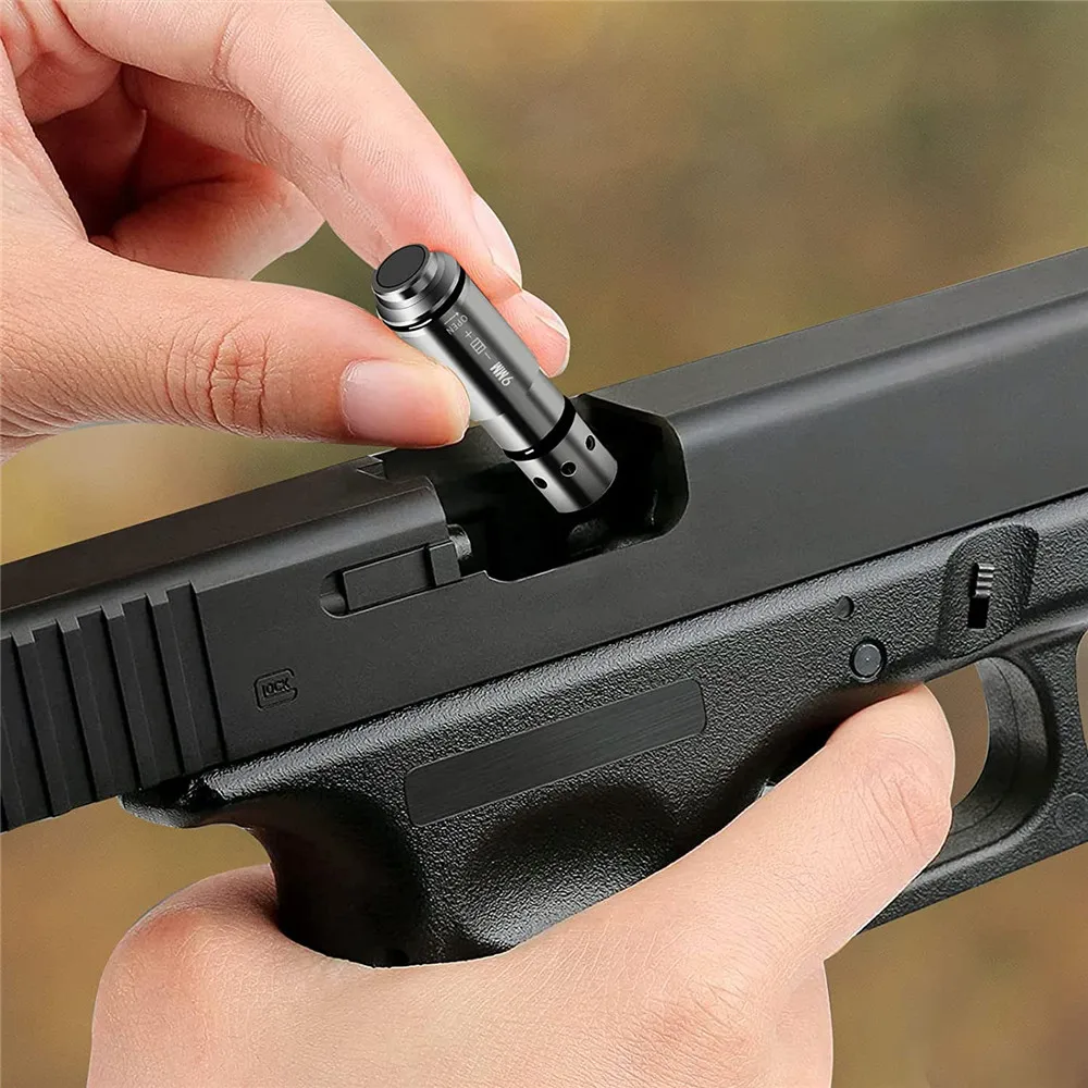 9mm Laser Training Bullet Dry Fire Laser Trainer Cartridge for Airsoft Pistol Shooting Hunting Red Dot Training Ammunition