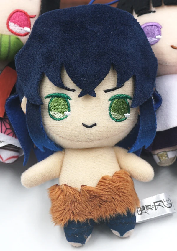 thumbnail image 1 of Demon Slayer: Kimetsu no Yaiba Anime Kamado Nezuko Rengoku Kyoujurou Tokitou Muichirou Uzui Tengen Plush Keychain Toys Gift, 1 of 5