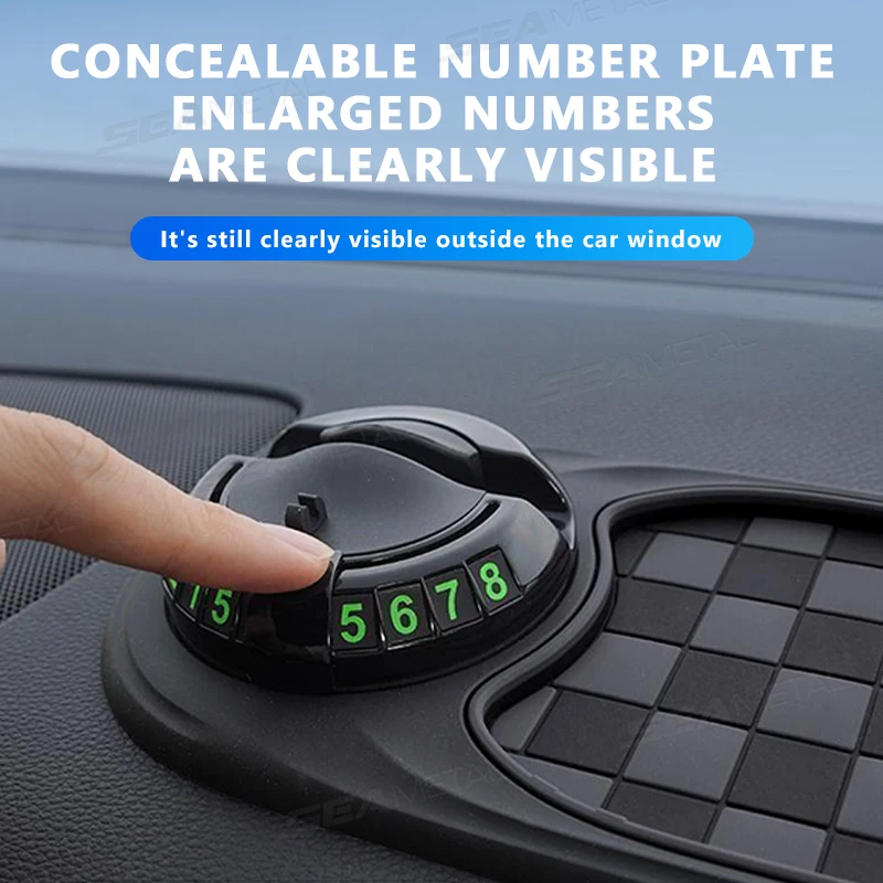 Car Phone Mount with Anti Slip Mat Dashboard Holder