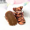 KIDSUN Newborn Baby Socks Shoes Boy Girl Toddler First Walker Booties Cotton Comfort Soft Anti-slip Warm Fluff Infant Crib Shoes 3