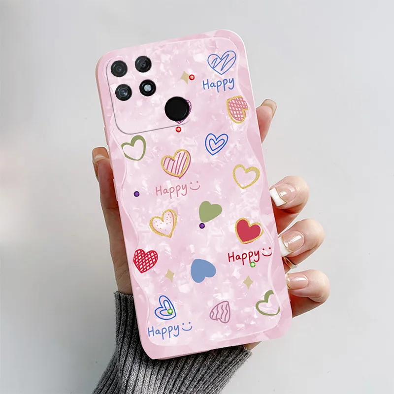 Cute Cat Cartoon Shockproof Soft Silicone TPU Phone Back Cover