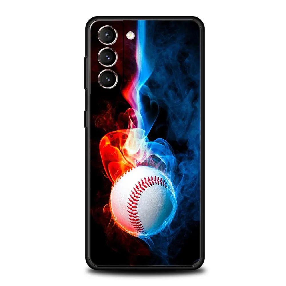 Silicone Baseball Design Phone Case - Soft and Durable Cover