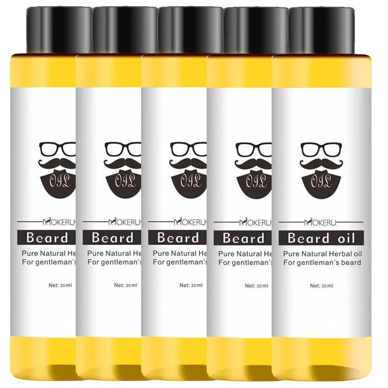 Beard Oil 30ml 100% Natural Ingredients Growth Oil For Men Beard Grooming Treatment Shiny Smoothing Care beard growth oil