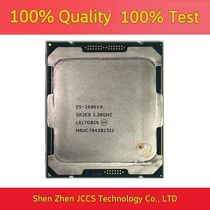 

Б/у Xeon E5 2686 V4 E5 2686V4 2,3 ГГц 18-Cores 45M 145W 14nm LGA 2011-3