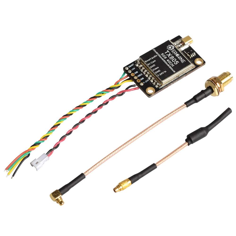 Eachine TX805 5.8G 40CH VTX 25-800mW MMCX FPV Transmetteur