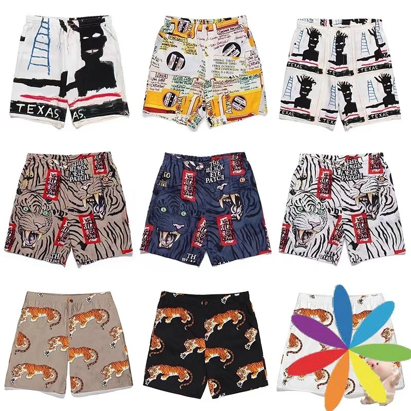 

Шорты мужские/женские с завязками и принтом в виде граффити