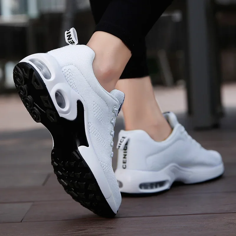 Carbon Board Running Shoes Ultra Light Shock Absorption Summer Women's Full Palm Air Cushion