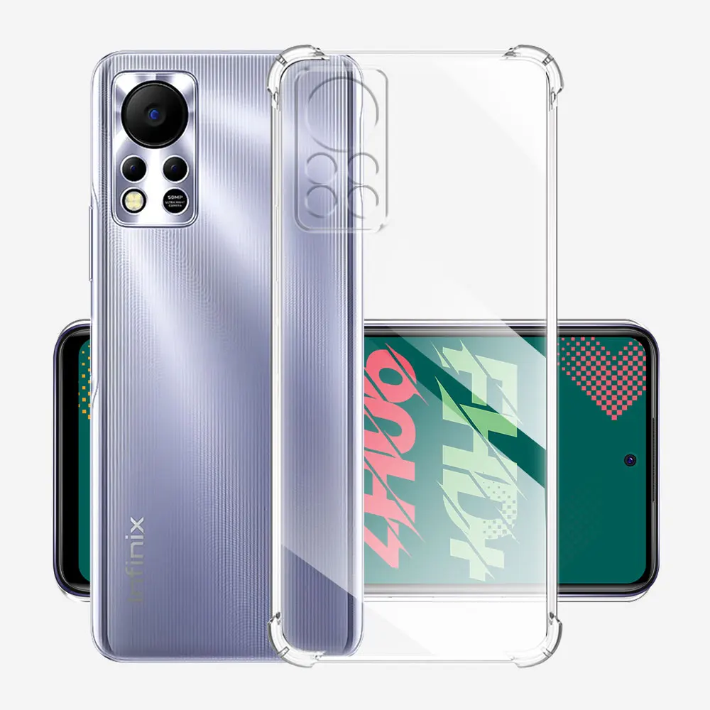 Clear Shockproof Silicone Soft Case Cover - Enhanced Protection