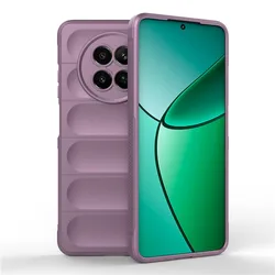 Premium Soft Silicone Protective Bumper Case - Durable Shield for Realme 12 Plus (Purple)