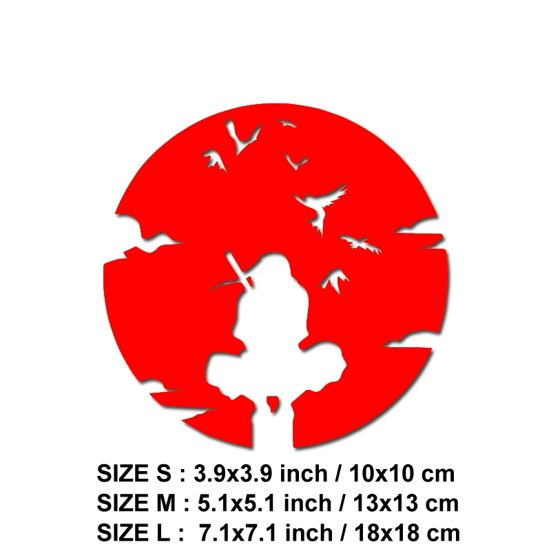 High-Quality Waterproof Personalized Anime Ninja Itachi Decorative Decal