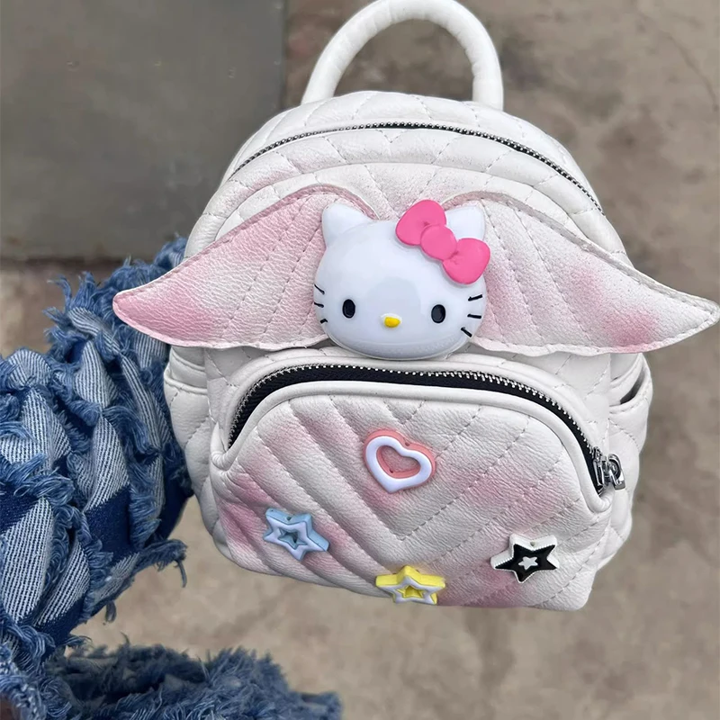 Anime Hello Kitty Y2k Bag 산리오 가방 Kawaii Sanrio Backpack Large Capacity  Hellokitty Handbag Casual Women Underarm Bags for Girls - AliExpress