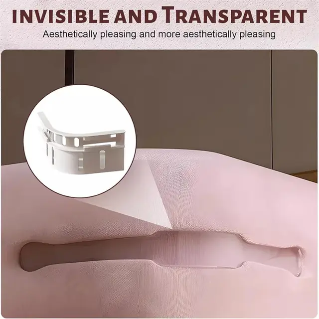 Porta lenzuolo, confezione da 4, materasso ultra sicuro, adatto alle rughe scivolanti, cinghie elastiche regolabili e durevoli con impugnatura extra resistente 6