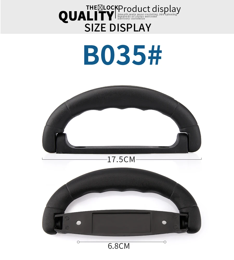 Luggage Accessories  Repair Handles for Suitcase Hardhandles Luggage  Replace Grips Furniture Handle Carry Zinc Alloy Handle