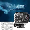 4K Action Camera A1 Ultra HD WiFi 12MP 2" LCD 30M Waterproof 170D Remote Control Helmet Bicycle Video Camera Outdoor Sport Cam 3