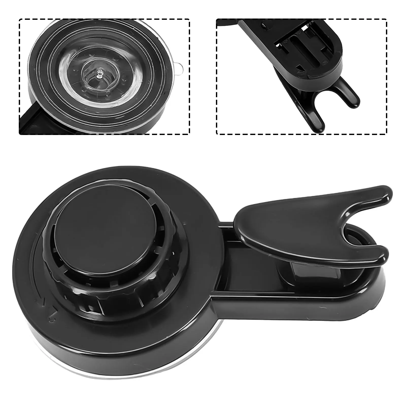 

Durable Rotating Suction Cup Wall Hooks Easy Installation Without Nails or Glue for Various Surfaces 5kg Weight Capacity