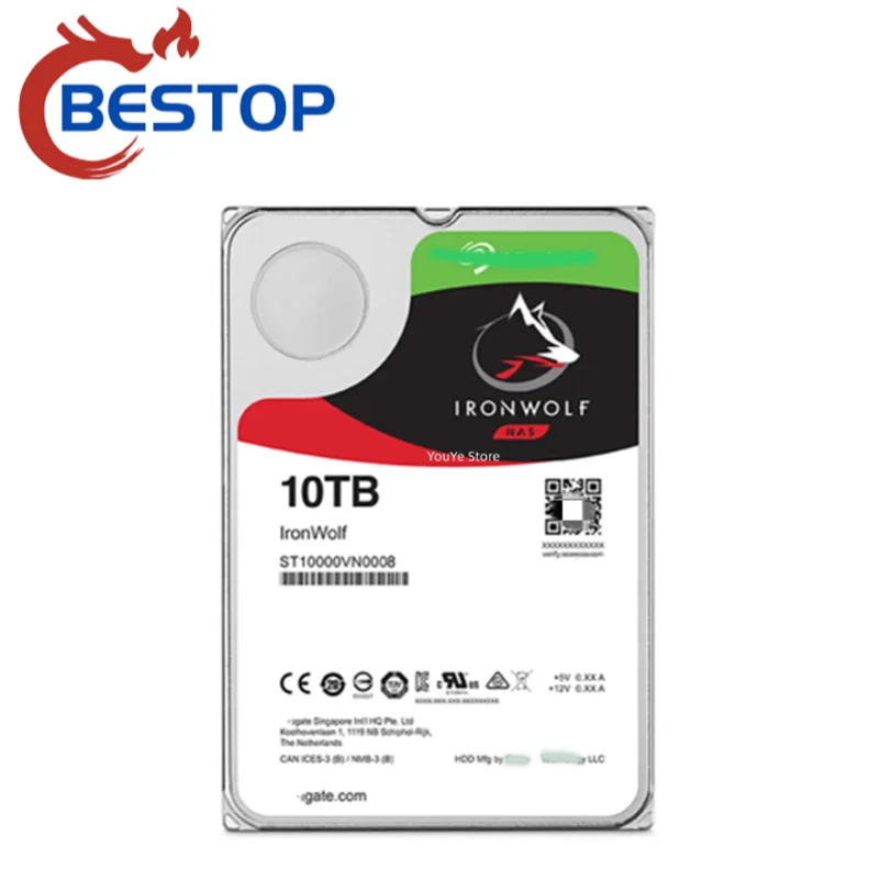 

Для ST10000VN0008 IronWolf NAS 3,5 дюйма 10 ТБ 256 Мб внутренний жесткий диск для настольного ПК жесткий диск 100% протестирован Быстрая доставка