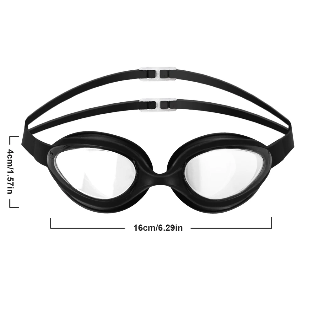 Swimming Goggles Professional Anti Fog Waterproof Adjustable Silicone