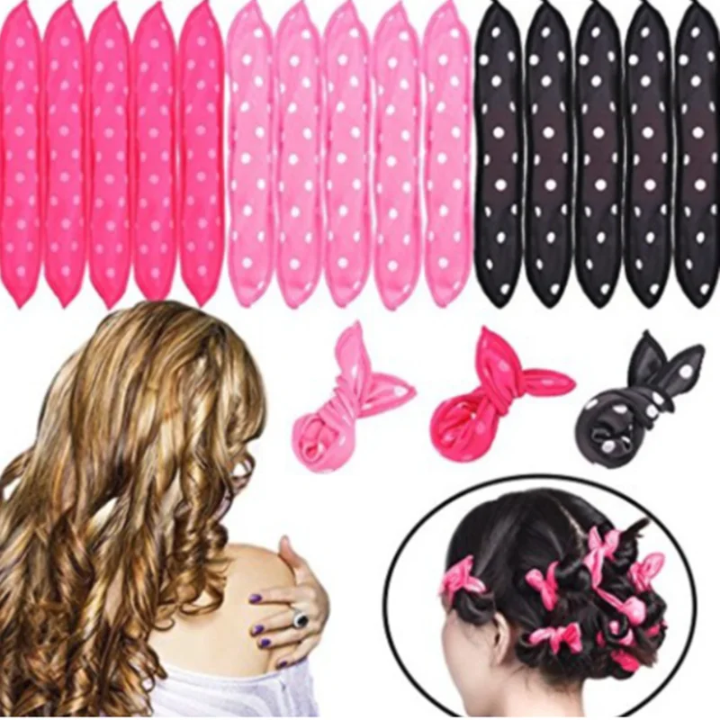 Hot Hair Curlers Magic Sponge Pillow Soft Hair Roller Flexible Foam&Sponge Curlers Rollers DIY Salon Care