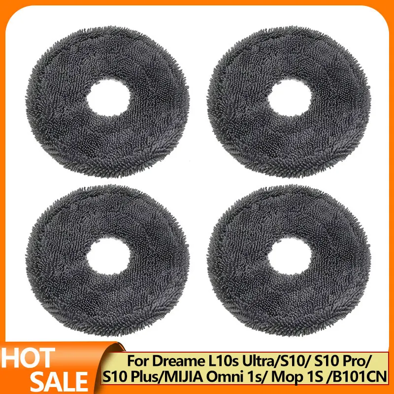 

Mop Cloth For Dreame Bot L10s Ultra/ S10/ S10 Pro Replacement Dust Bags Robot Vacuum Cleaner, Dreame Bot L10s Ultra Accessories