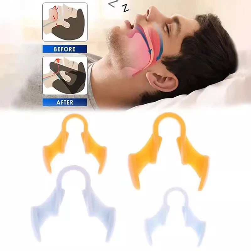 Silicone Anti Snoring Nasal Dilator Improve Sleep Silicone Nose Clip Sleeping Aid Prevention  Gadget Anti-Snoring Devices 2